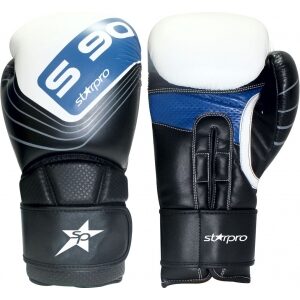 Bokshandschoen Starpro S90 training boxing glove | zwart-wit