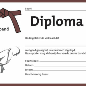 Diploma Bruin
